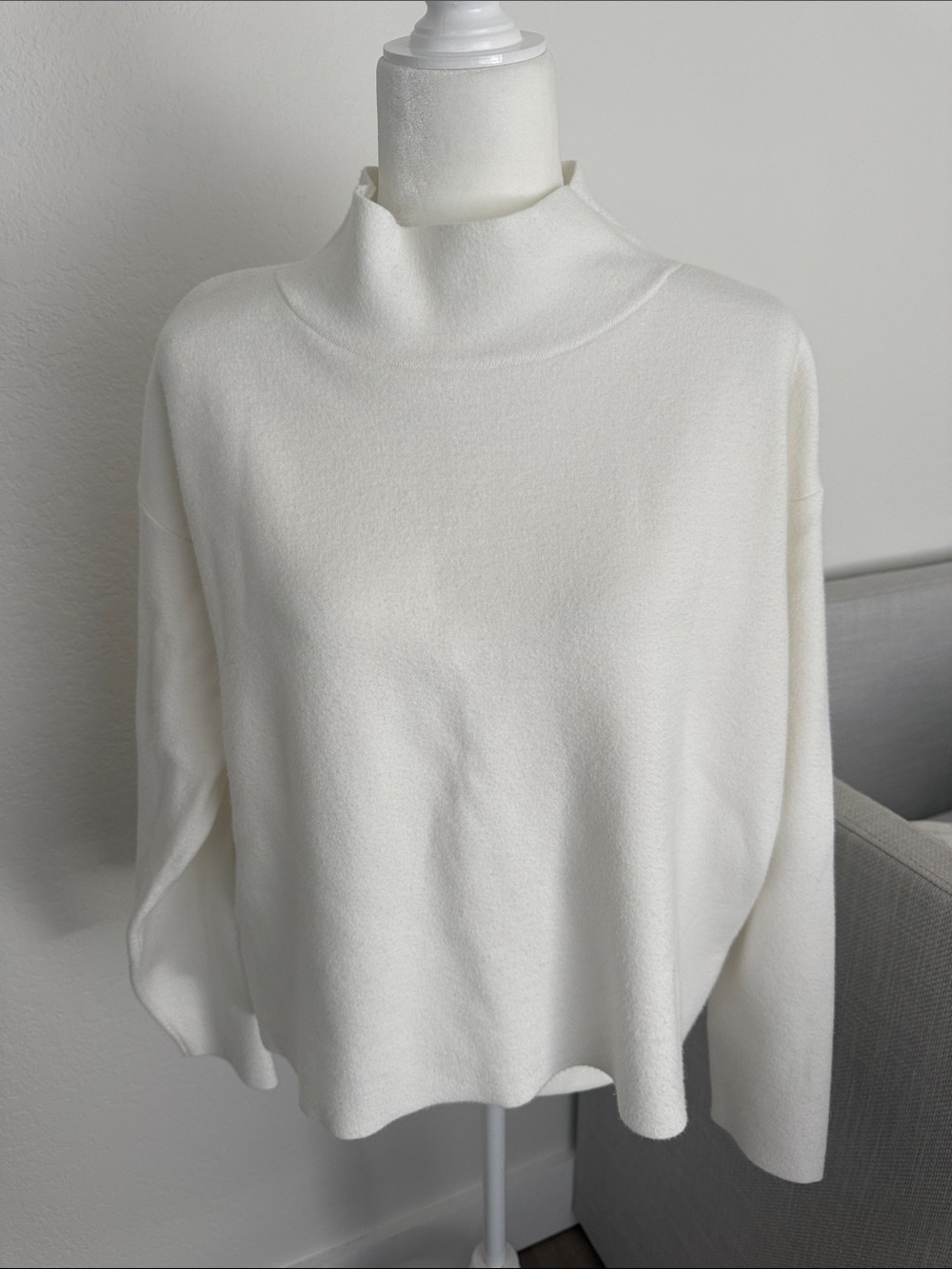 Quince Cream Turtleneck Sweater